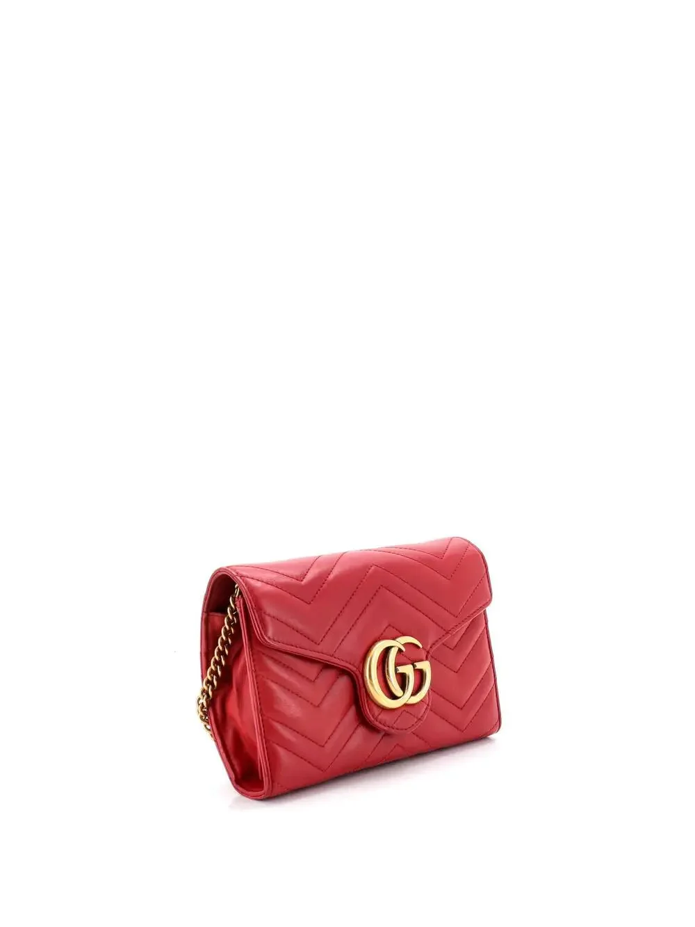 Gucci Gg Marmont Chain Wallet Matelasse #294344G94B